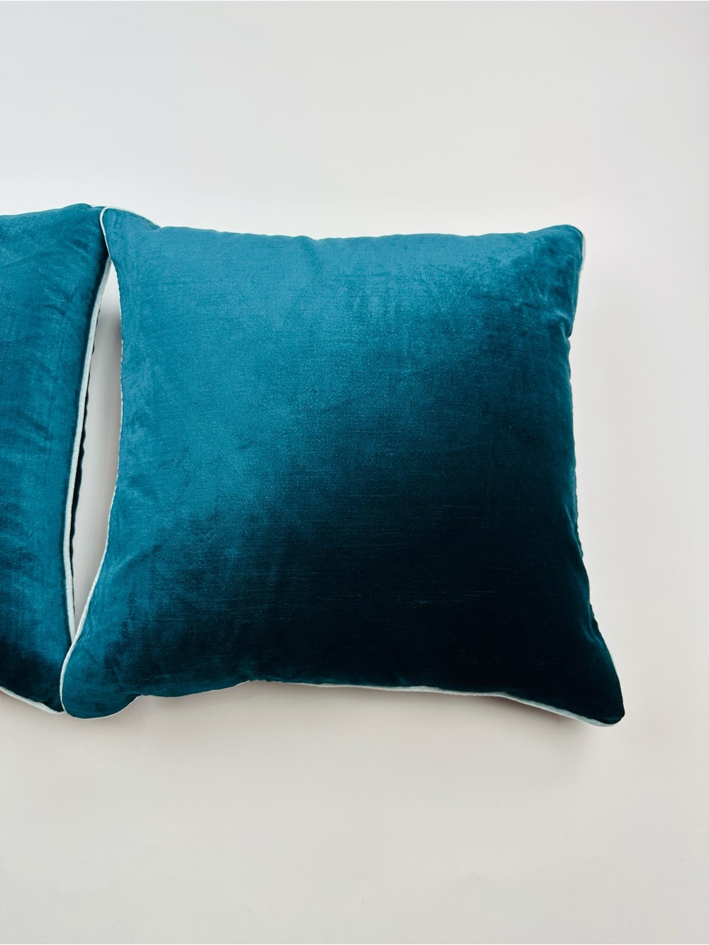 Anthropologie Adelina Velvet Accent Pillow with Feather Pillow Inserts - Picture 4 of 12